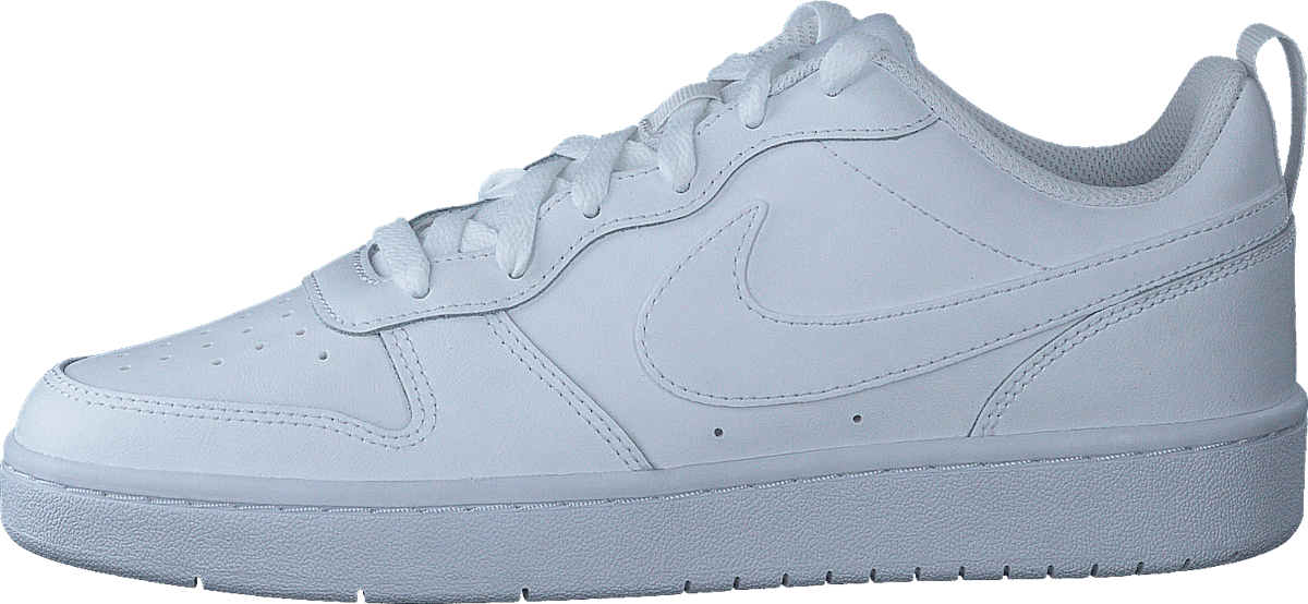 Court Borough Low 2 Big Kids' Shoes WHITE/WHITE-WHITE