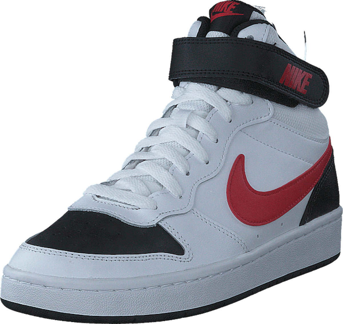 Nike Court Borough Mid 2 White/black/university Red Muoti jokaiseen