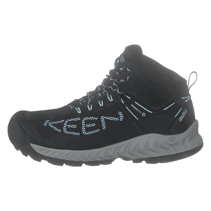 Ke Nxis Evo Mid Wp Black-blue-glass, Unisex, Topánky, Tenisky, turistické topánky, Čierna, EU 38