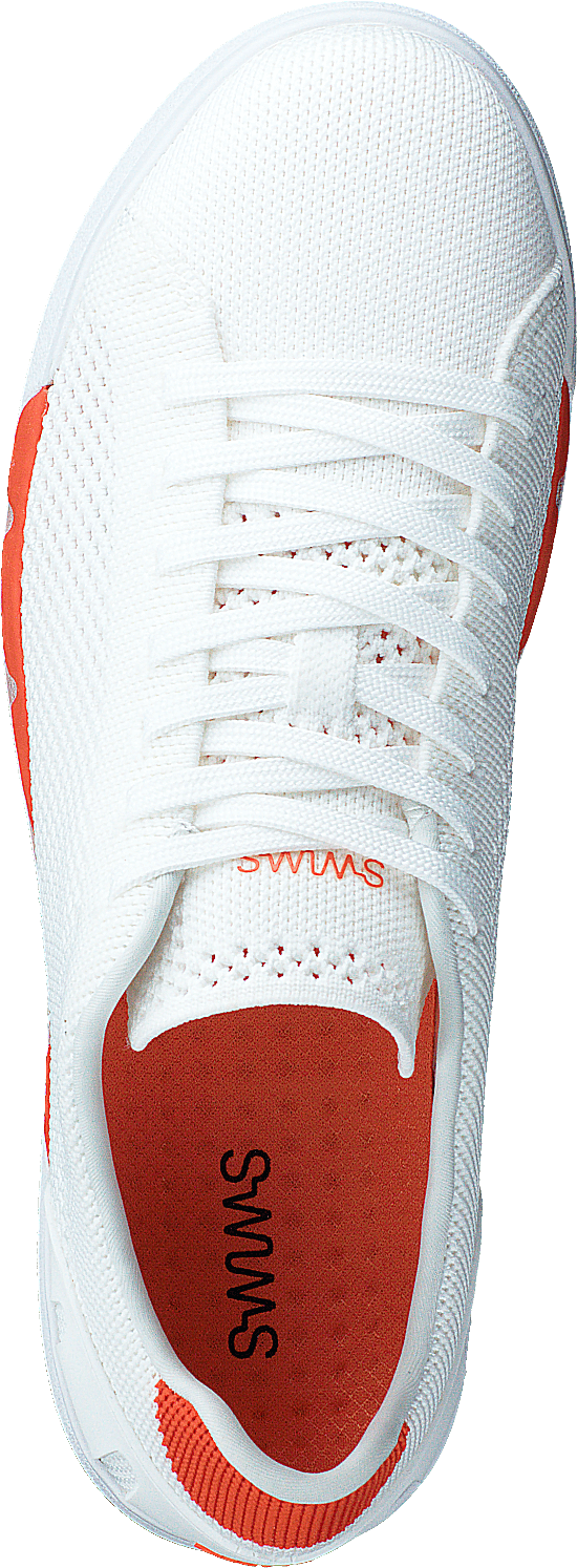 Breeze Tennis Knit White/swims Orange
