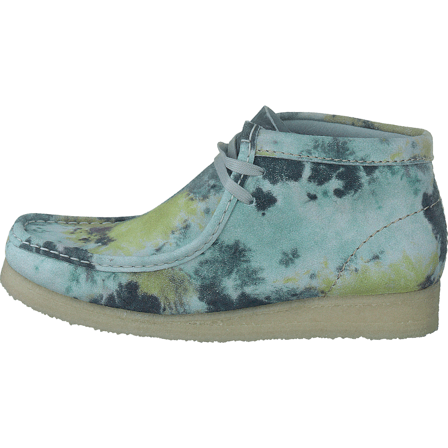 Wallabee Boot. Turquoise Tiedy