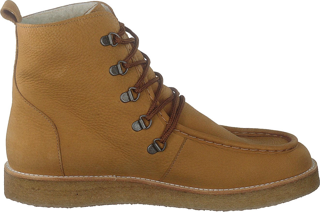 Boot With Wool Lining And Wide 2580 Camel - Bild 2