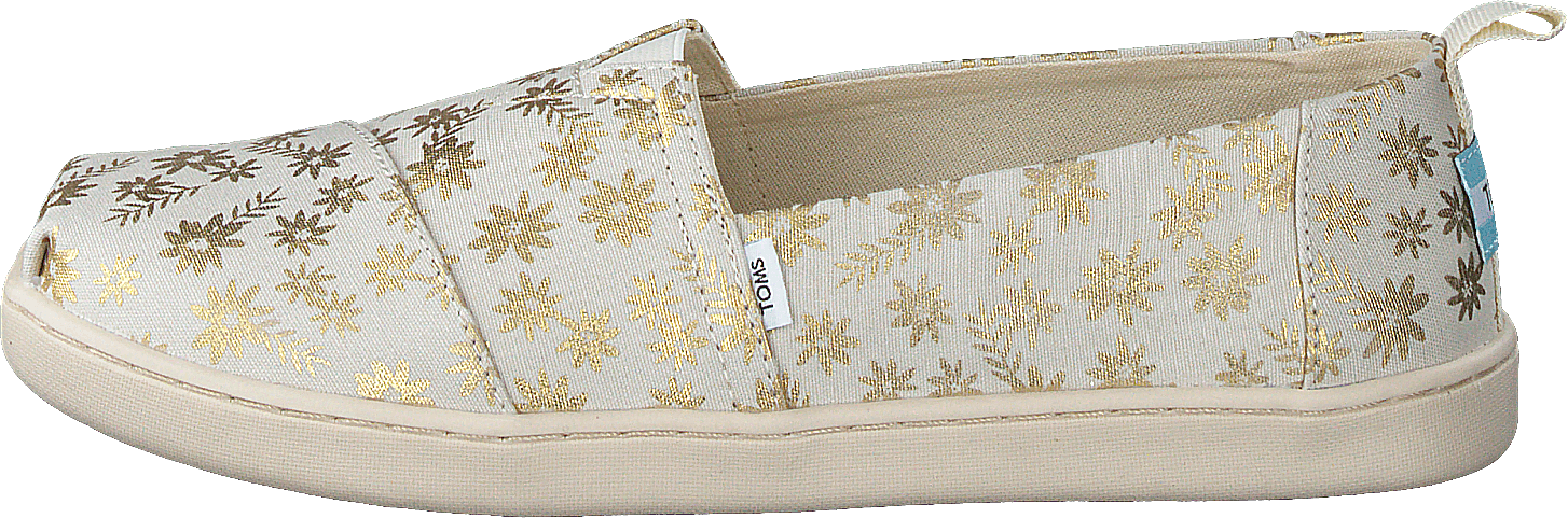 Classic Alp Foil Floral Blooms Natural Gold