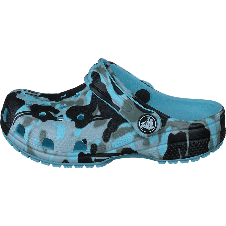 Classic Spray Camo Clog Kids Arctic