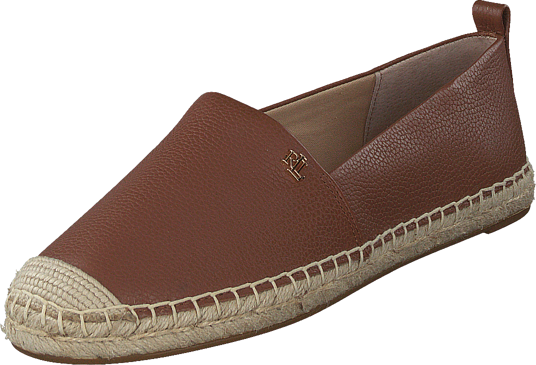 Cameryn IV Tumbled Leather Espadrille Deep Saddle Tan | Shoes for every occasion | Footway