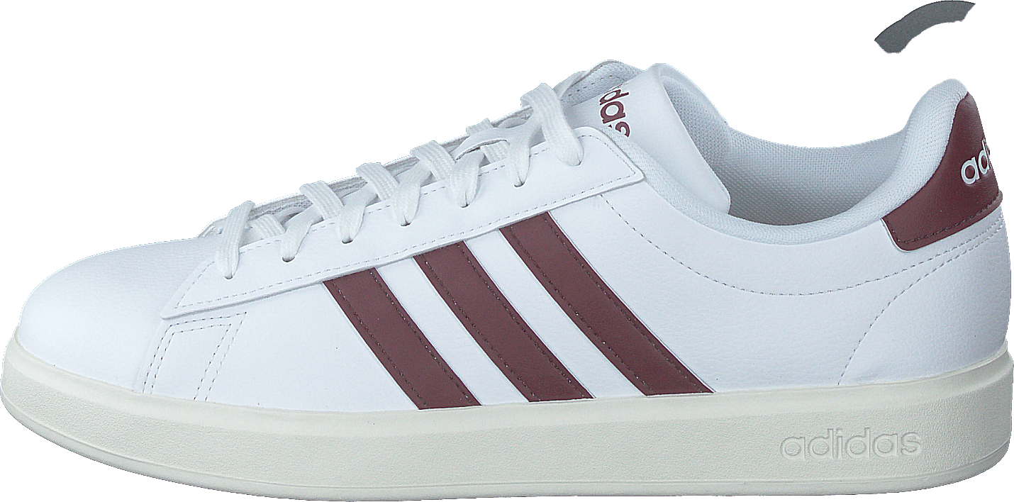 Grand Court Cloudfoam Comfort Shoes Cloud White / Shadow Red / Off White, Male, Chaussures, Baskets, Sneakers, Blanc, EU 40 2/3