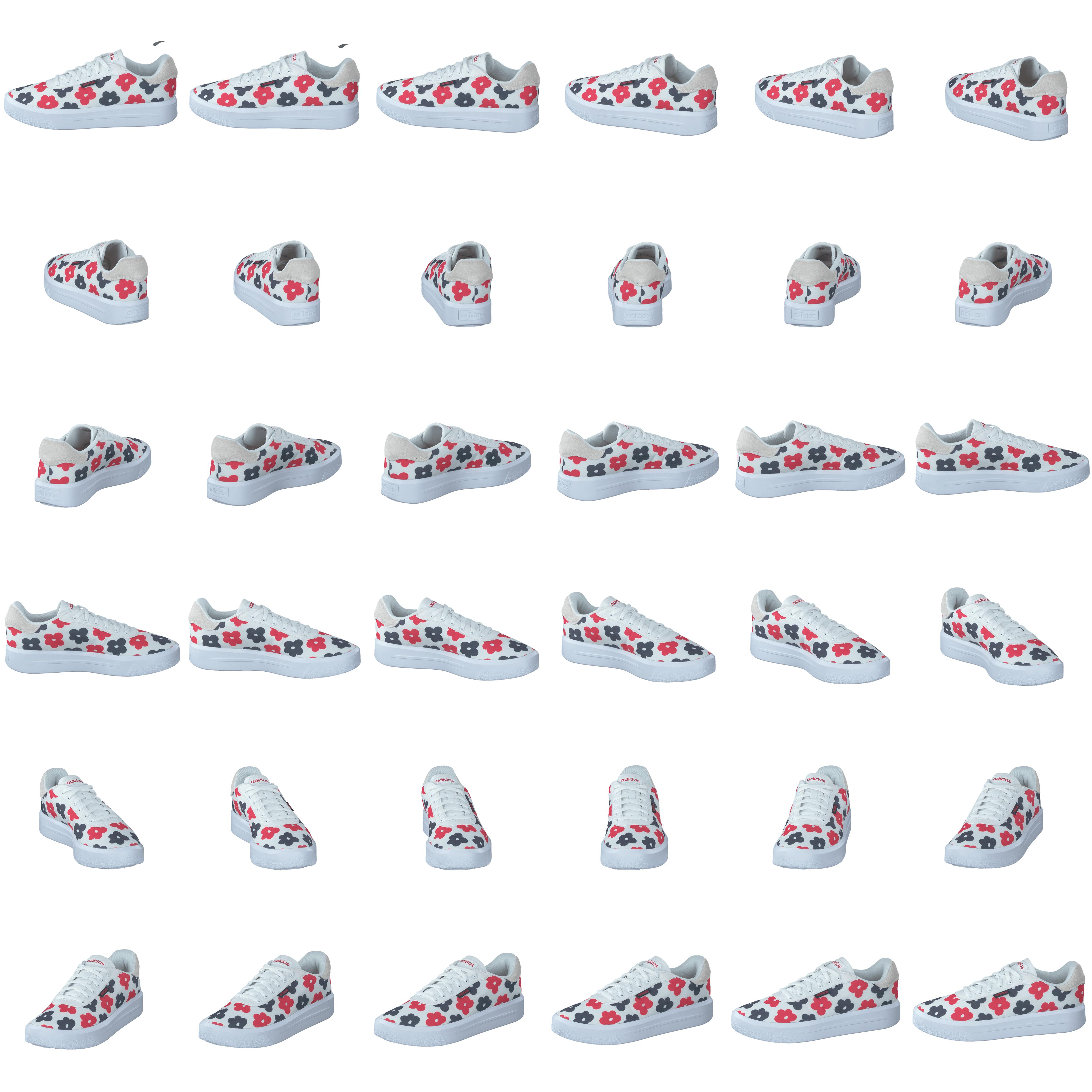 Court Platform CLN Shoes Cloud White / Cloud White / Cloud White - Bild 8