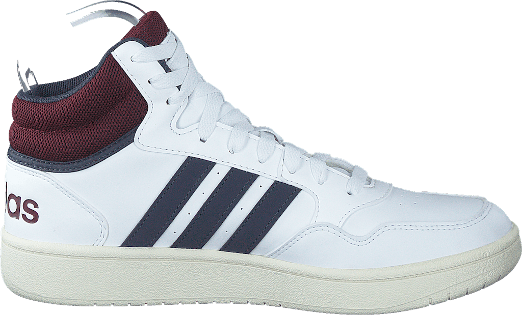 Hoops 3.0 Mid Lifestyle Basketball Classic Vintage Shoes Cloud White