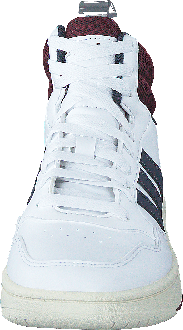 Hoops 3.0 Mid Lifestyle Basketball Classic Vintage Shoes Cloud White