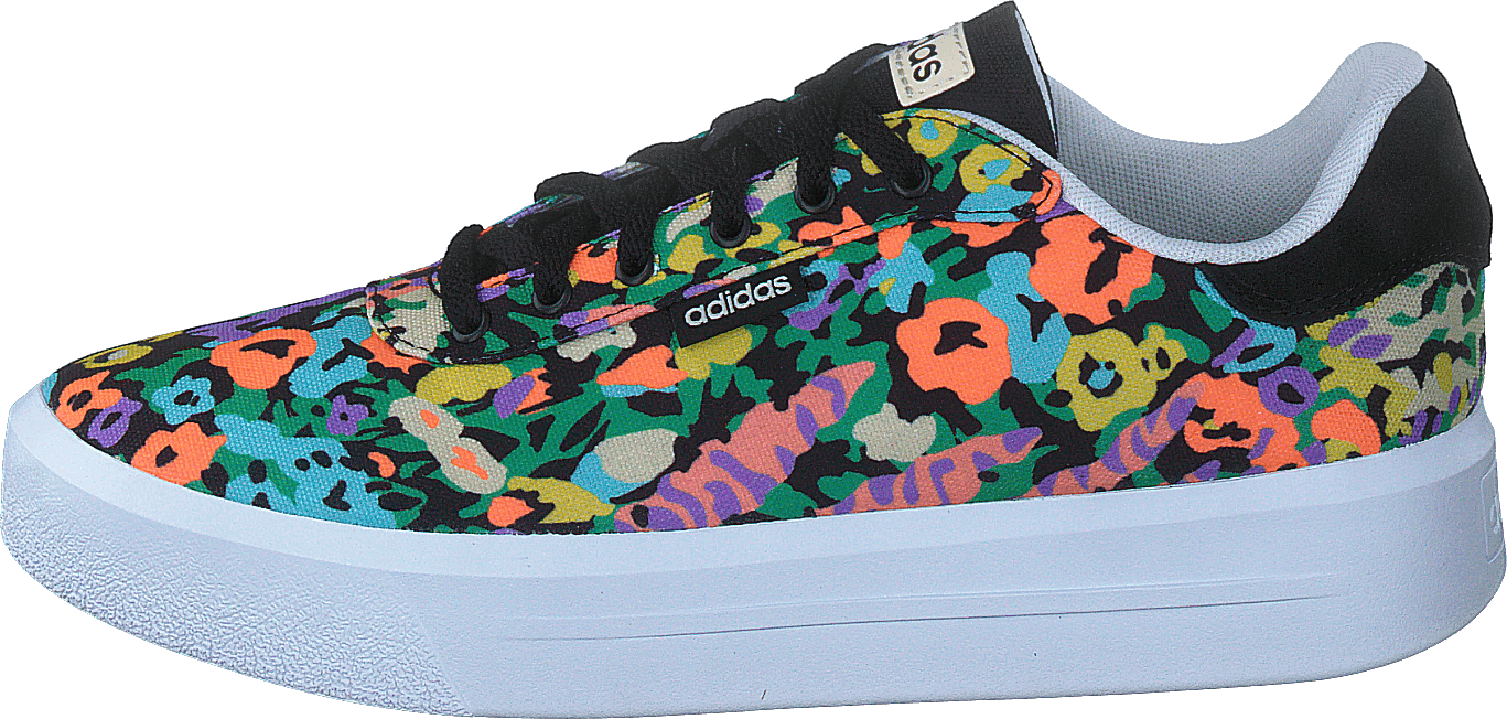 Court Platform CLN Shoes Core Black / Cloud White / Ecru Tint, Female, Schuhe, Sneaker, Sneakers, Mehrfarbig, EU 38 2/3