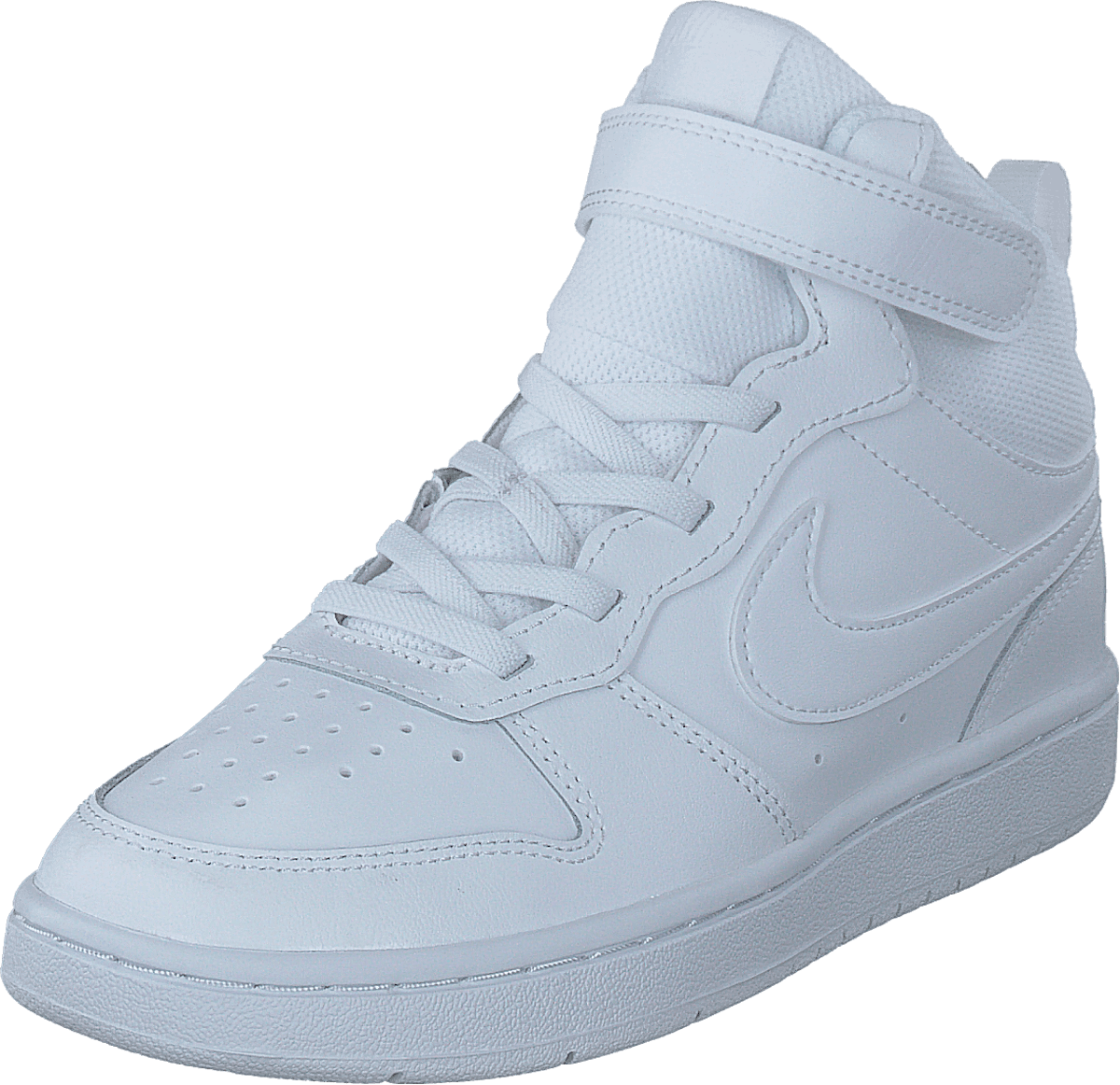 Court Borough Mid 2 Little Kids' Shoes WHITE/WHITE-WHITE | Shoes for ...