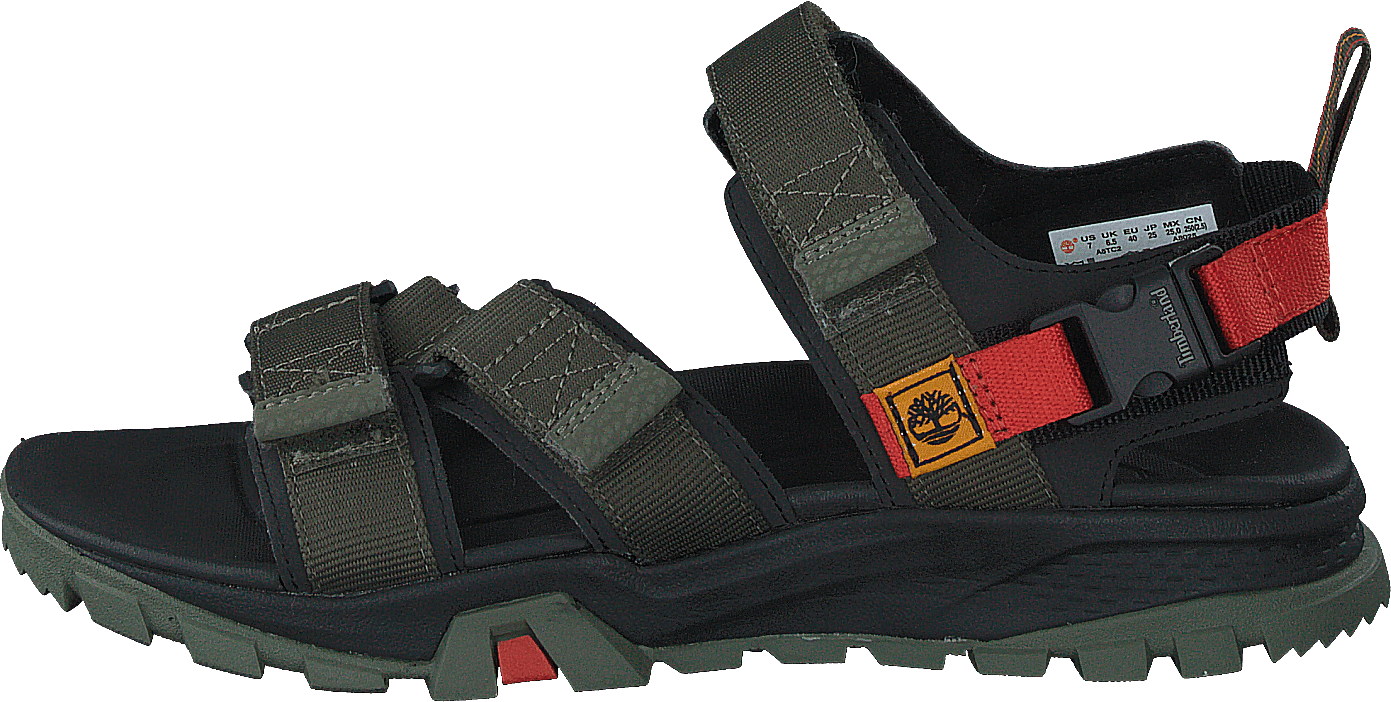 Garrison Trail Webbing Sandal Grape Leaf, Male, Skor, Sandaler och Tofflor, sandaler, Grå/Svart, EU 47,5