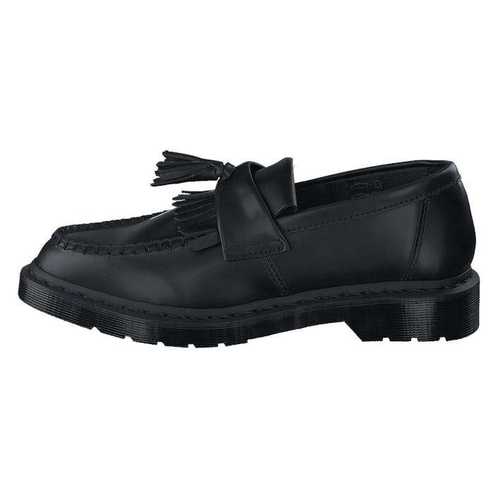 Adrian Mono Black Smooth Black, Unisex, Shoes, Flats, dress shoes, Black, EU 45