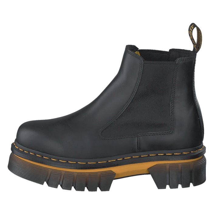 Audrick Chelsea Black Polished Black, Female, Chaussures, Bottes, chelsea boots, Noir, EU 38