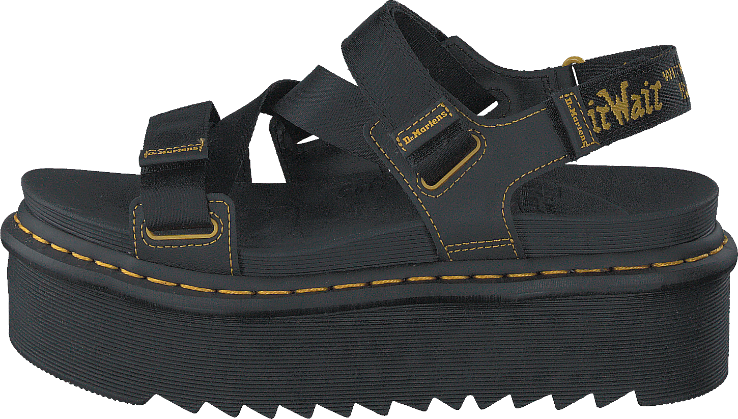 Kimber Black Webbing+hydro Lea Black, Female, Kengät, Sandaalit ja Tohvelit, sandaalit, Musta, EU 38