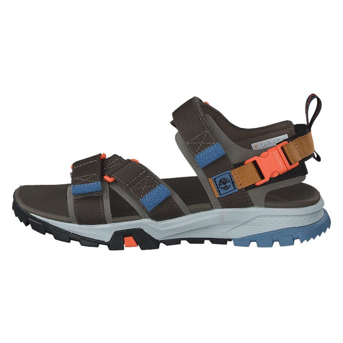 Garrison Trail Webbing Sandal Dark Green, Male, Kengät, Sandaalit ja Tohvelit, sandaalit, Harmaa/Musta, EU 40