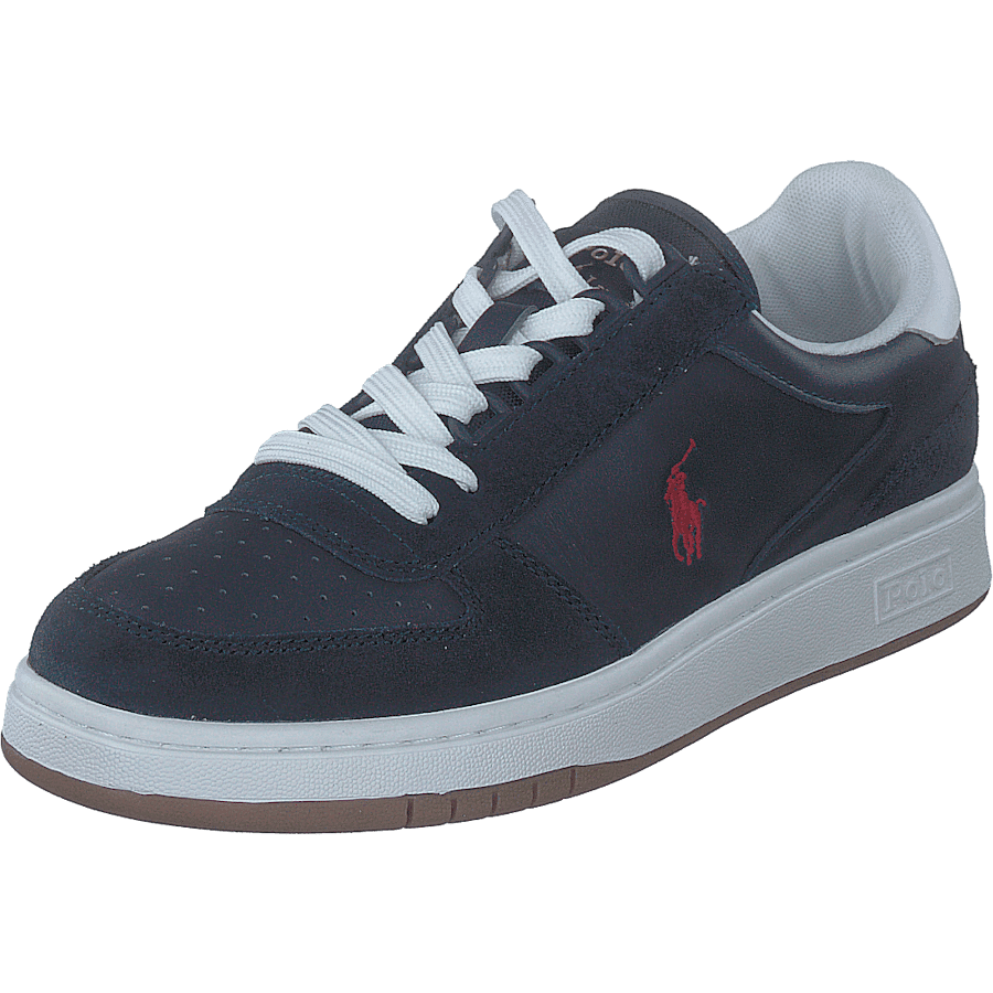 Court Leather-Suede Sneaker Newport Navy / RL2000 Red PP - Bild 3