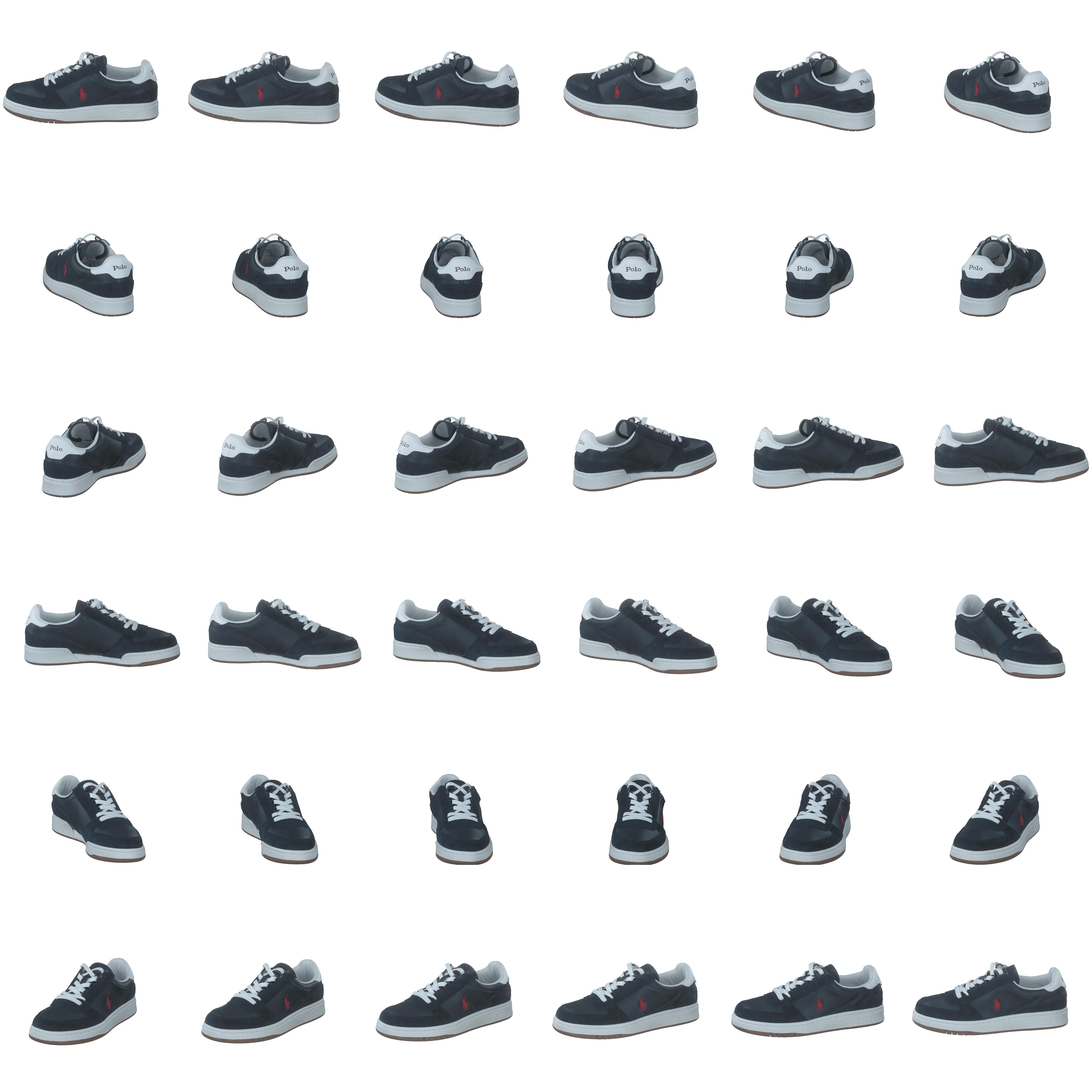 Court Leather-Suede Sneaker Newport Navy / RL2000 Red PP - Bild 8