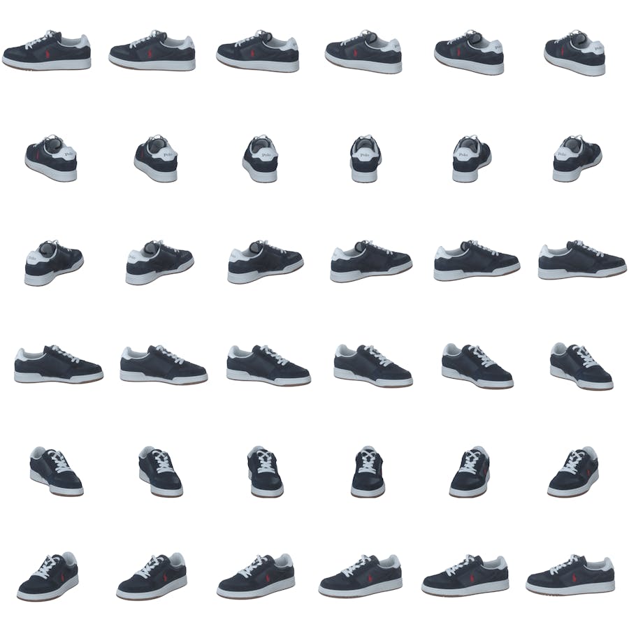 Court Leather-Suede Sneaker Newport Navy / RL2000 Red PP - Bild 8