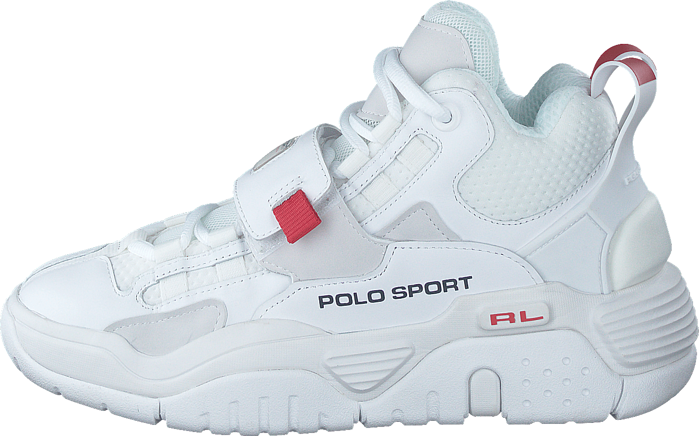PS100 High-Top Sneaker White / Navy / RL2000 Red, Female, Schuhe, Sneaker, hohe sneaker, Weiß, EU 39