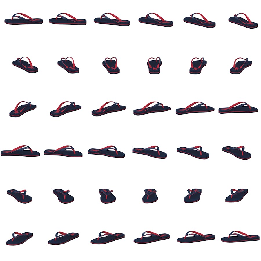 Bolt Pony Flip-Flop Newport Navy / RL2000 Red PP - Bild 8