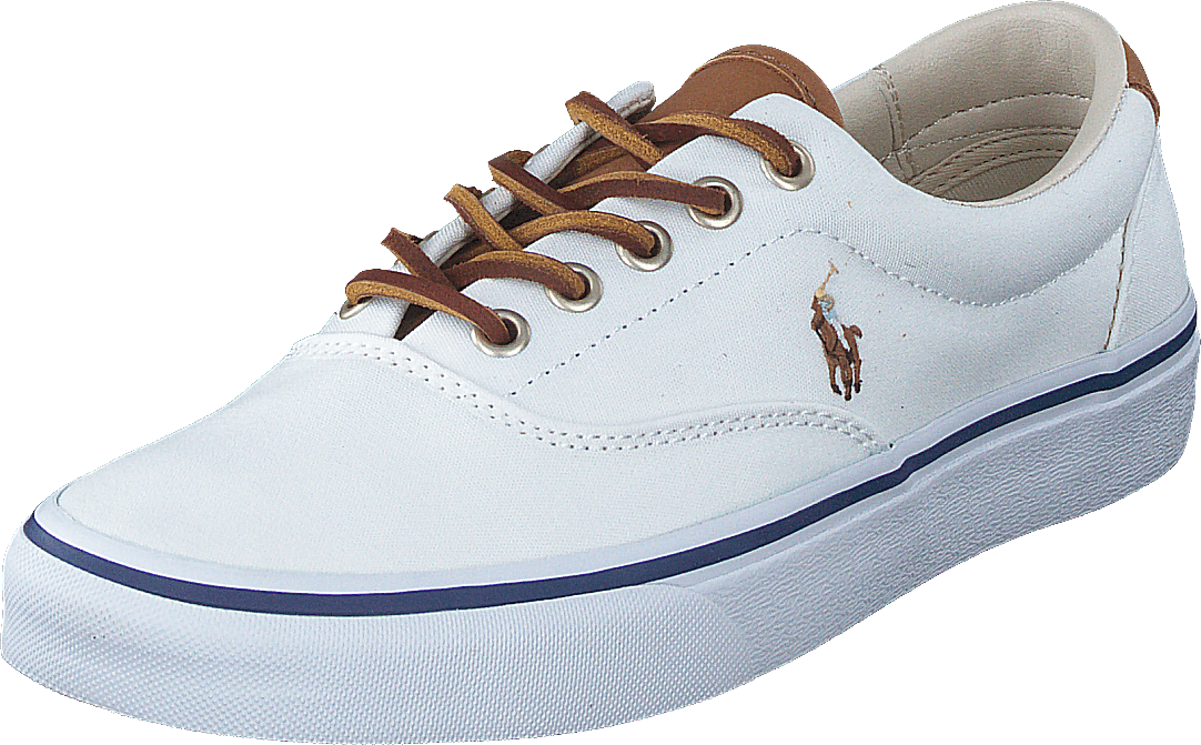 Polo white canvas sneakers best sale