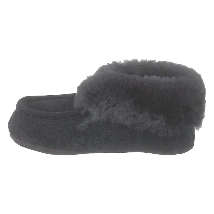 Leeds 5353-asphalt, Unisex, Shoes, Sandals and Slippers, slippers, Black, EU 34