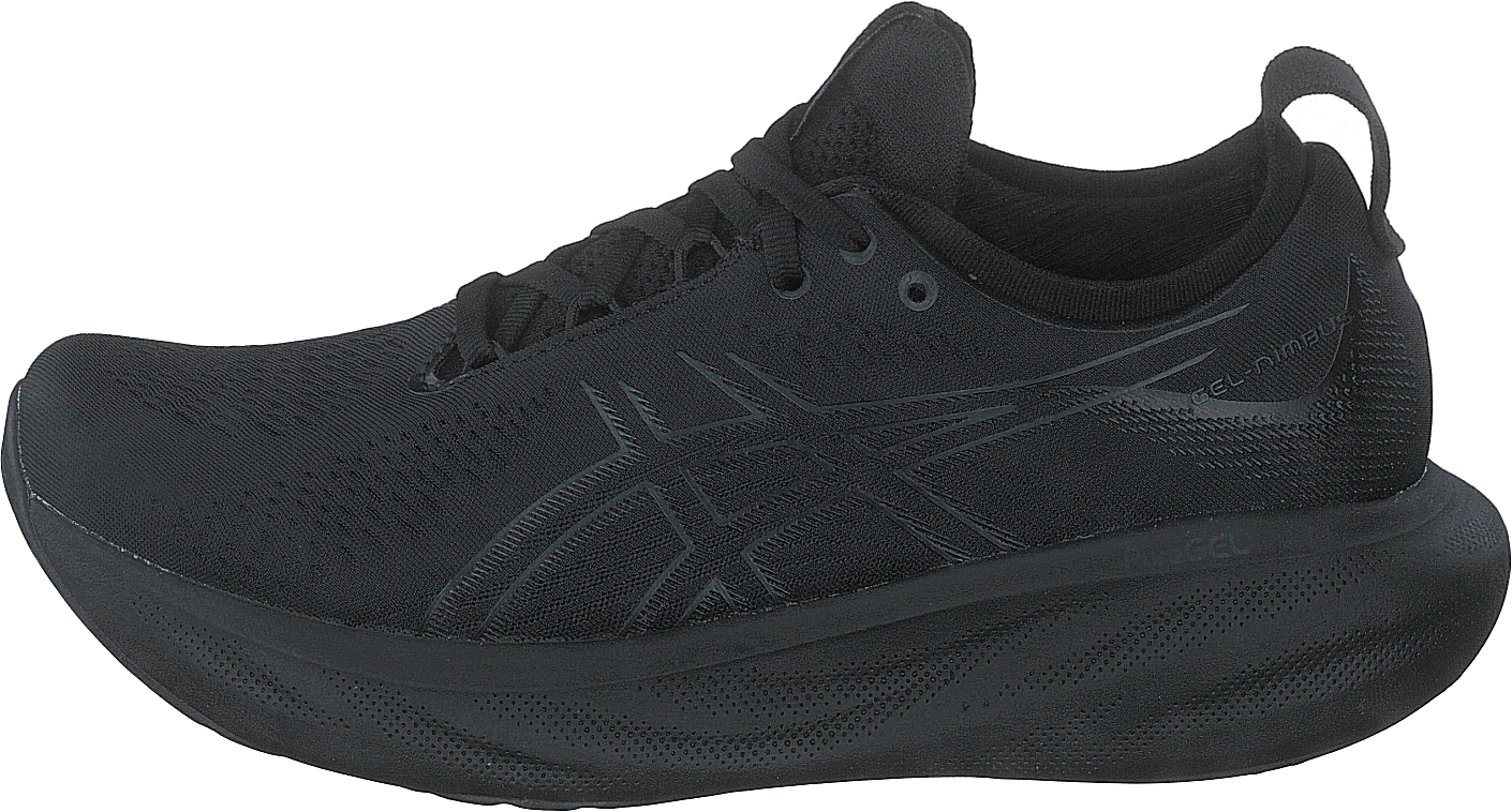Gel-nimbus 25 Black/black, Male, Sko, Sneakers, sportssko, Løb, Sort, EU 47