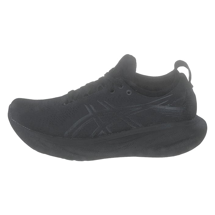 Gel-nimbus 25 Black/black, Male, Sko, Sneakers, sportssko, Løb, Sort, EU 47