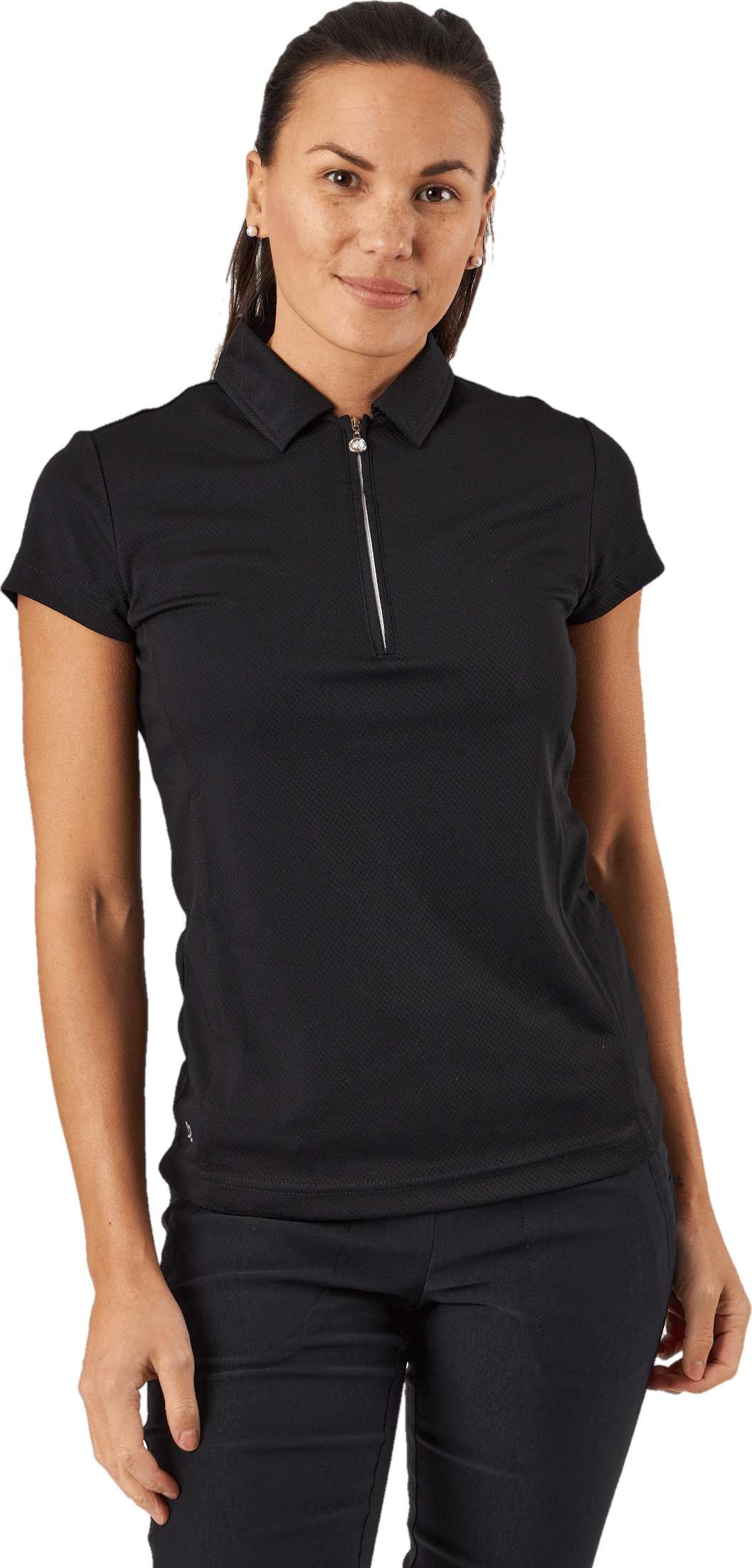 Macy S/S Polo Shirt Black