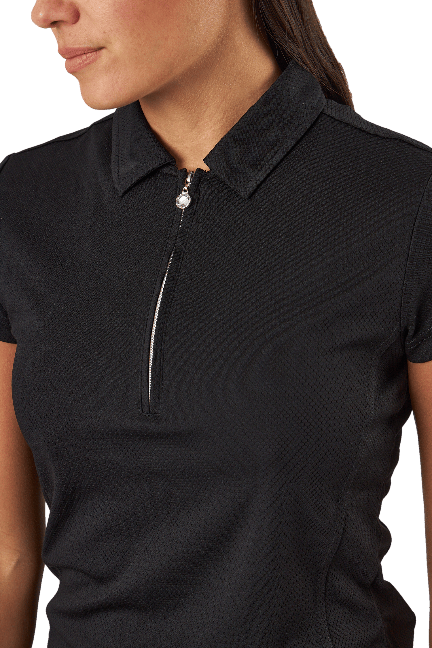 Macy S/S Polo Shirt Black - Bild 4