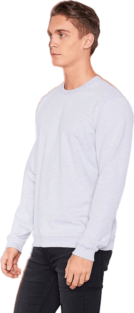 Bread & Boxers Sweatshirt, Male, Apparels, Shirts, Grey, S