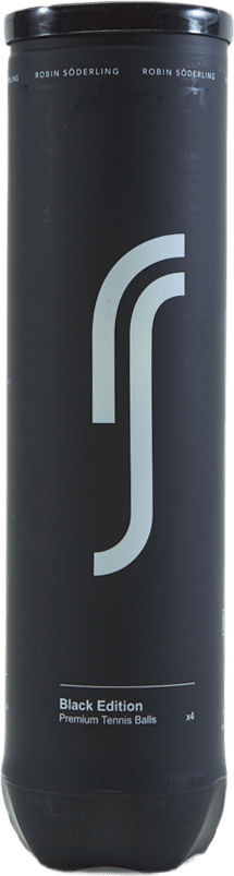 RS Black Edition 4-Tube Yellow, Unisex, Utrustning, Bollar, Tennis, Gul, ONESIZE