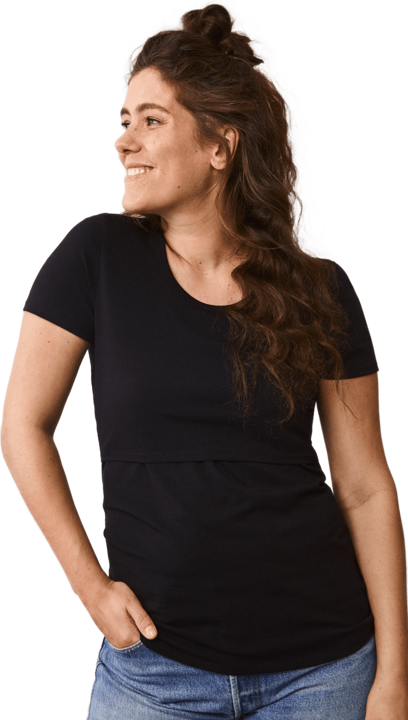 Classic SS Top Black, Female, Vêtements, T-shirt, Noir, XS