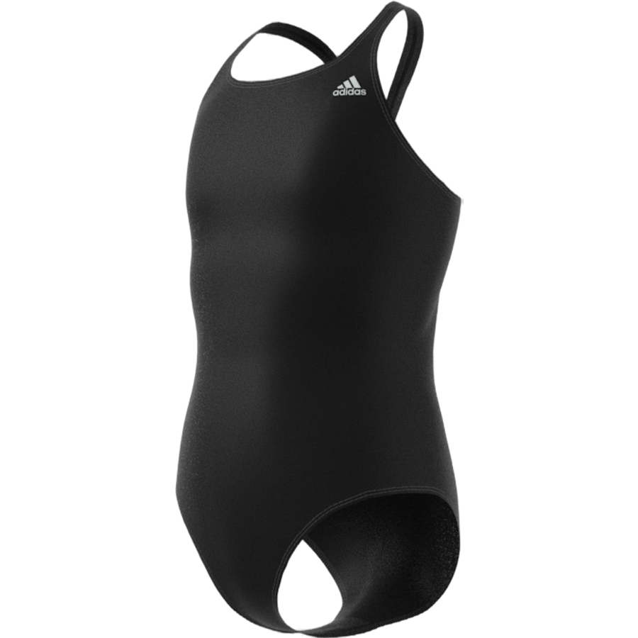 Solid Fitness Swimsuit Black
