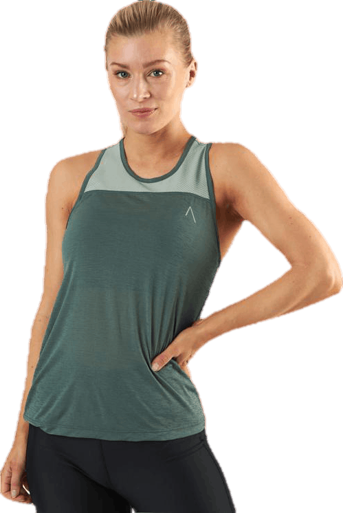 Electra light weight tank Green, Female, Apparels, Tops, Running, Green, S
