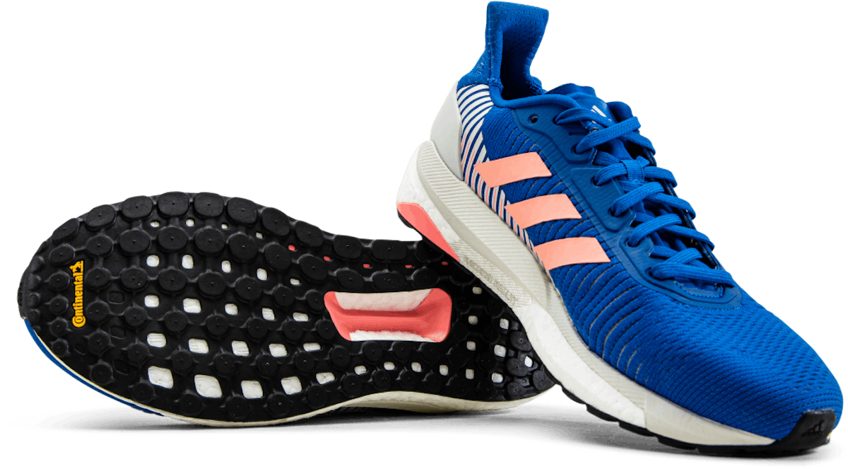 SolarGlide ST 19 Shoes Glory Blue / Light Flash Red / Grey One