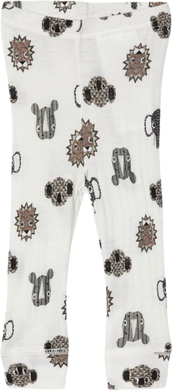 Wang Wool Needle Longjohn White, Unisex, Apparels, base layers, White, 62