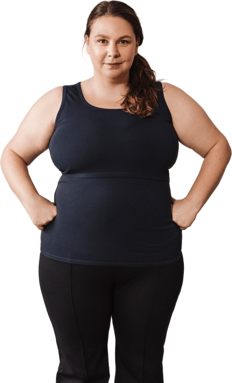 Classic Tank Top Blue, Female, Ropa, Tops, Azul, L