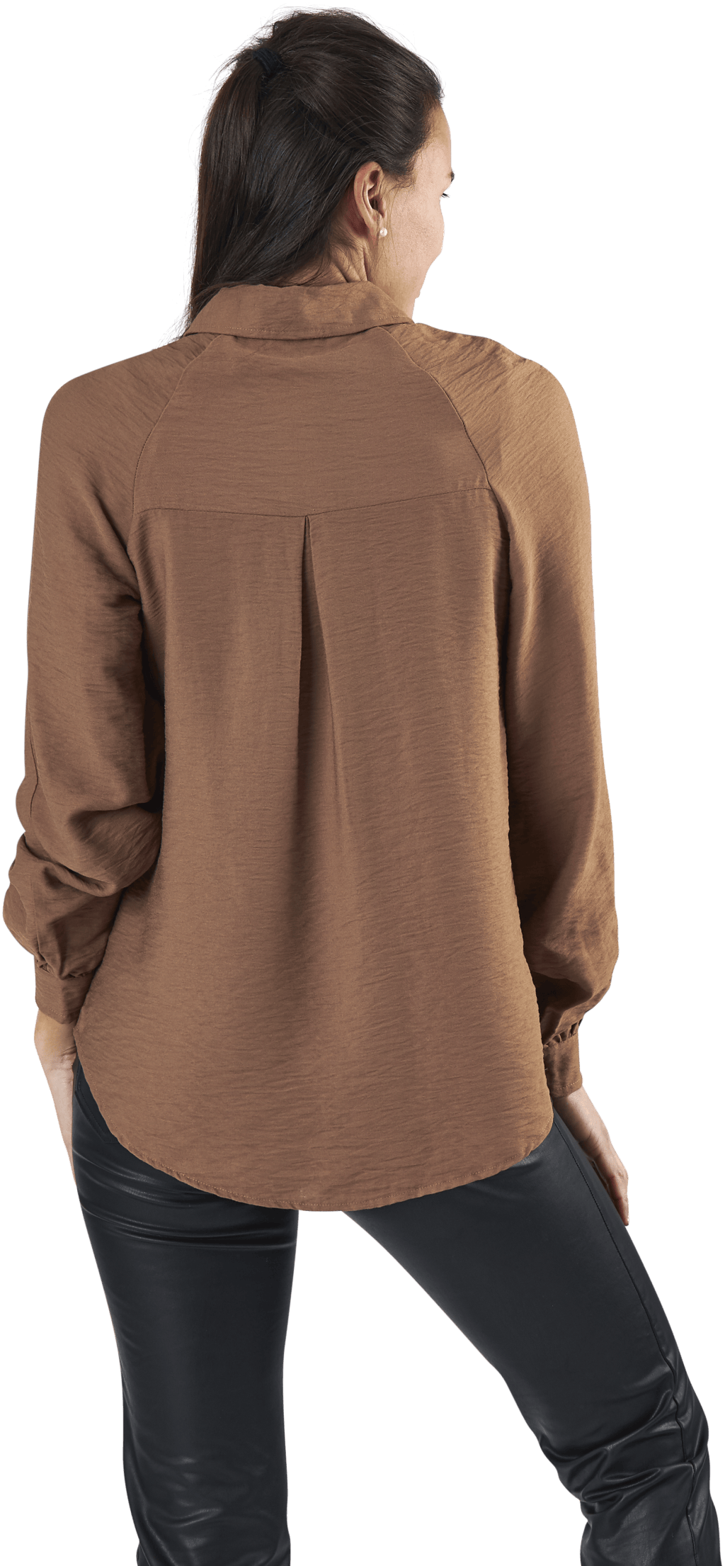 Ykke Ls Shirt Brown - Bild 5