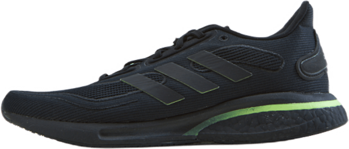 Supernova Shoes Core Black / Core Black / Signal Green