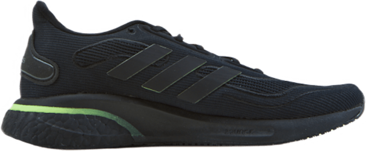 Supernova Shoes Core Black / Core Black / Signal Green