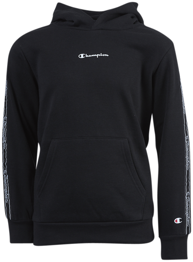 Hooded Sweatshirt Junior Black, Unisex, Apparels, Shirts, Black, XL