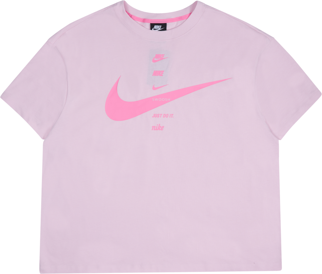 Nsw Swsh Top Ss Plus Pink, Female, Apparels, T-shirt, Pink, XL