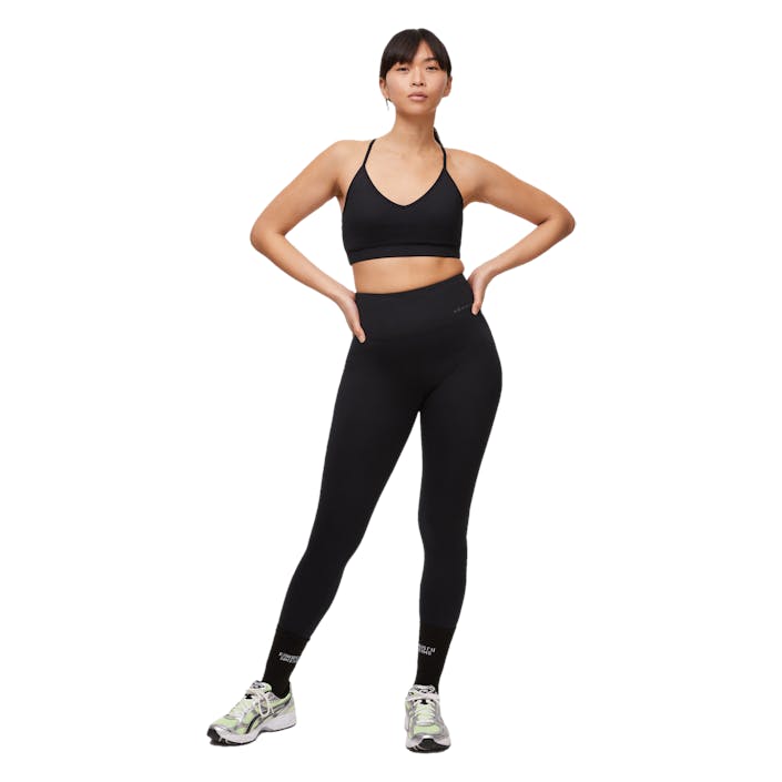 Kay High Waist Tights Black, Female, Abbigliamento, Leggings, Allenamento, Nero, XL