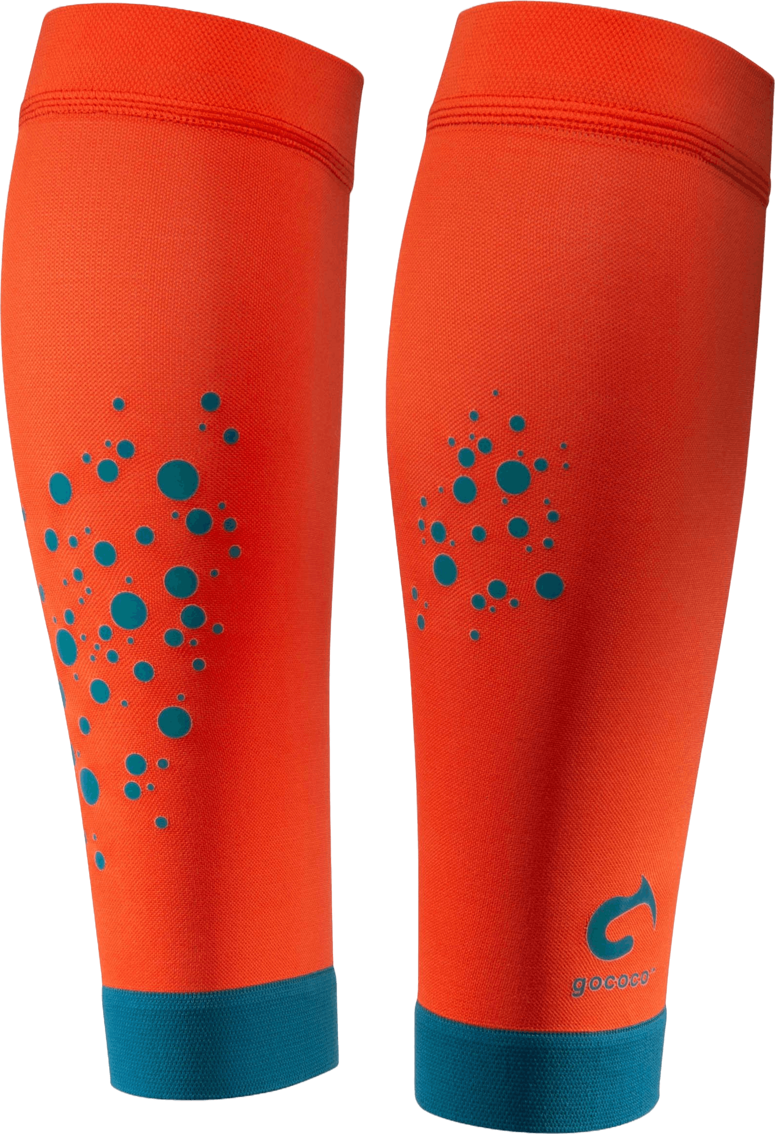 Compression Calf Sleeves Superior Blue/Green, Unisex, Utrustning, Skydd, Löpning, Blå/Grön, L