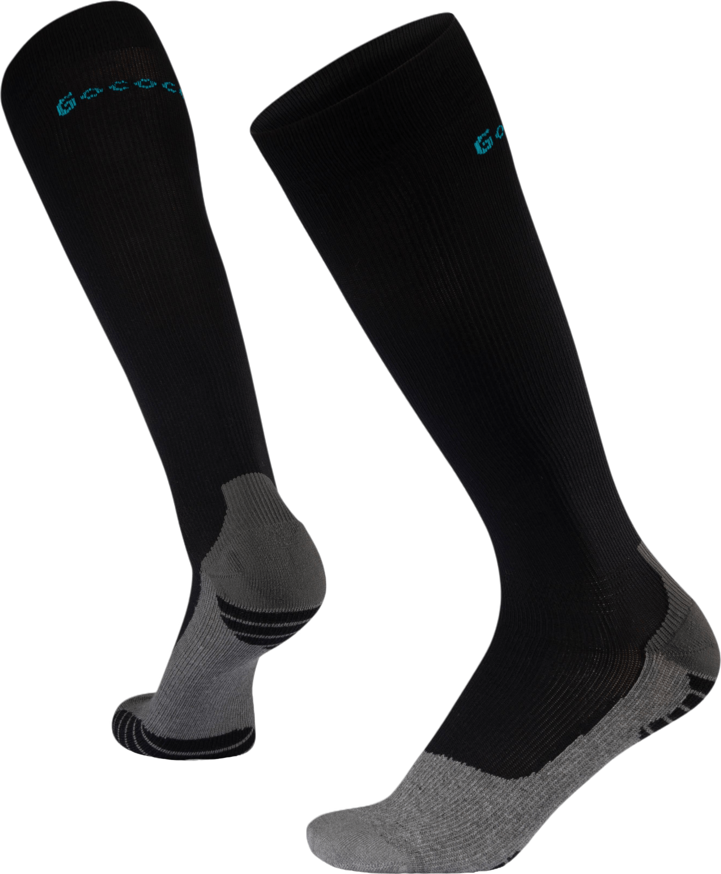 Compression Black, Unisex, Apparels, Socks, Running, Black, 46-50