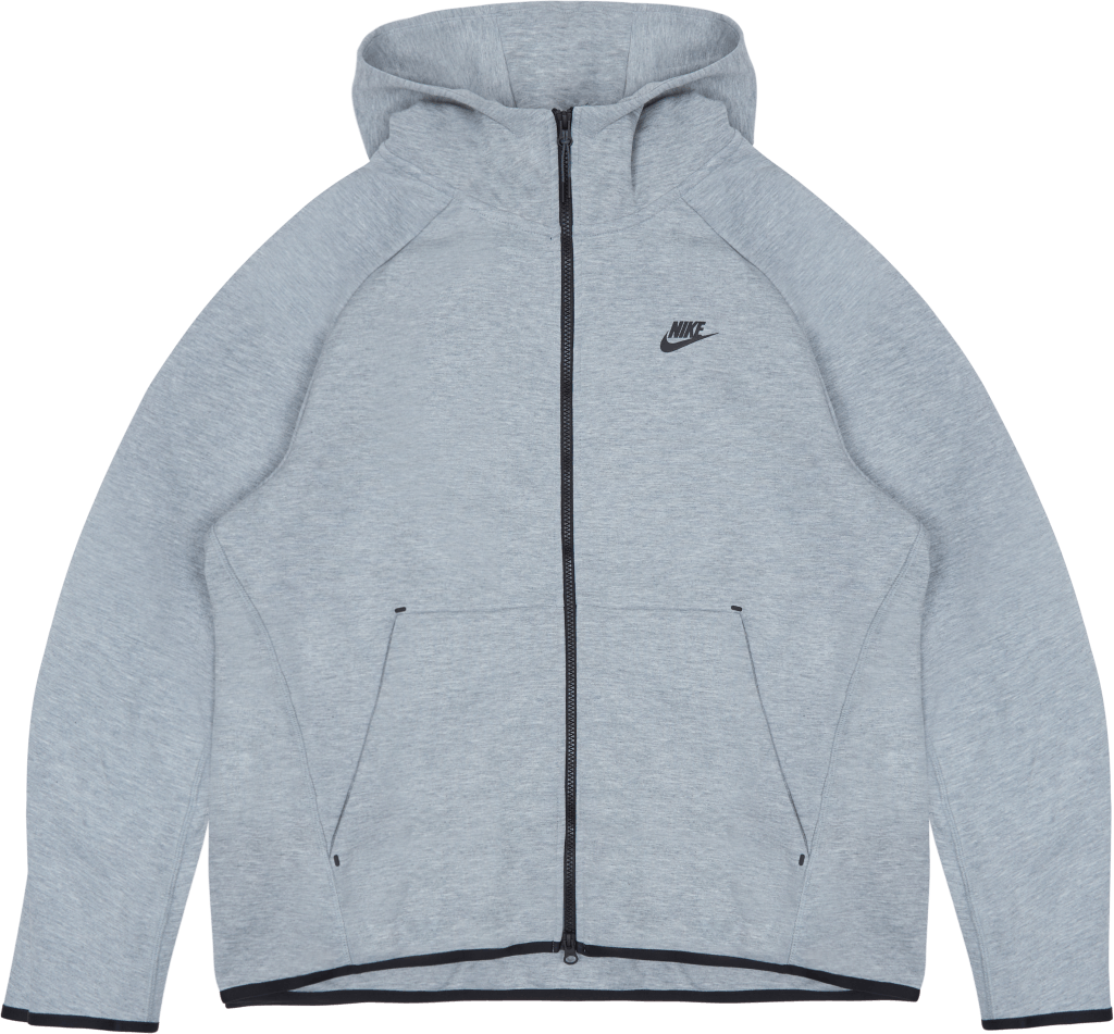 Tech Fleece Hoodie Fz Dk, Male, Apparels, Shirts, Grey, XXL