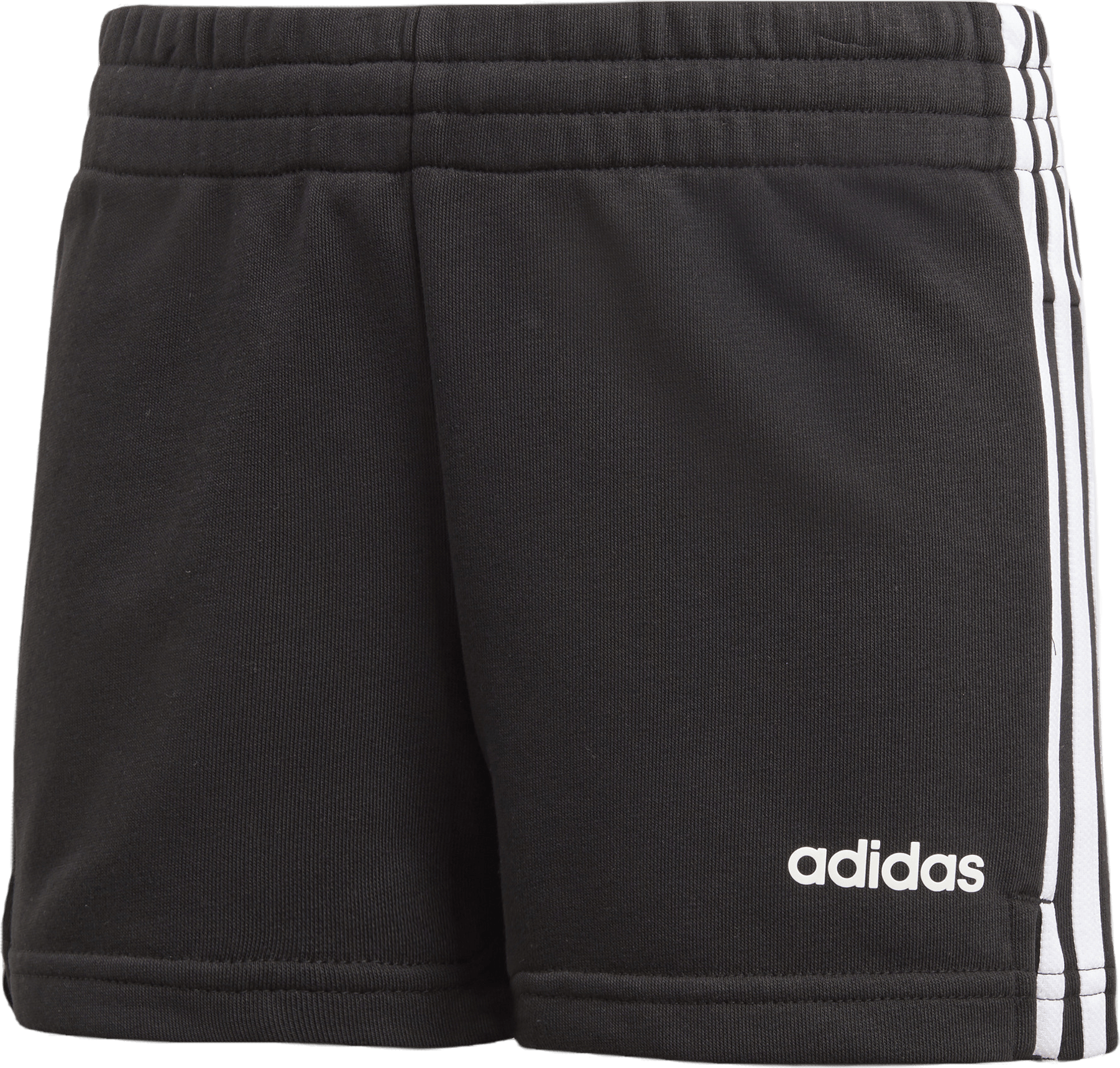 Girls 3 Stripe Shorts White/Black, Unisex, Apparels, Shorts, Workout, Black, 164