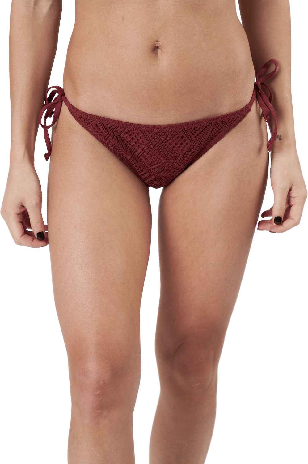 Kalani Crochet Tie Tanga Red, Female, Apparels, Swimwear, Swimming, Red, XL